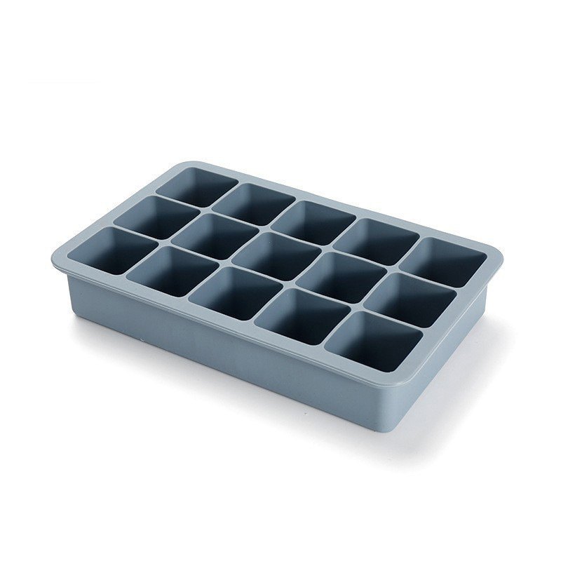 Bacs à glaçons à dégagement facile, 15 moules à glaçons flexibles en Silicone, bacs à glaçons réutilisables pour congélateur, whisky, aliments pour bébés sans BPA W0091