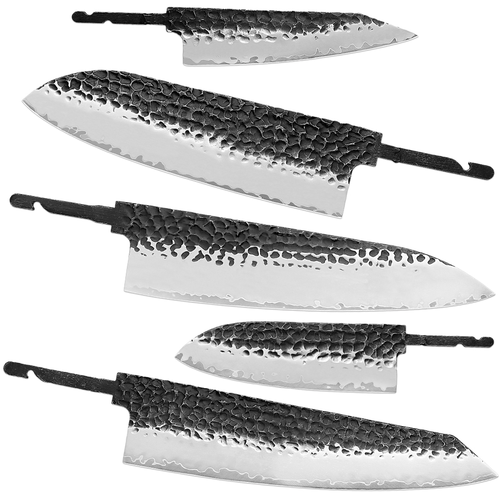 XITUO couteau de cuisine japonais, lame vierge forgée à la main, couteau en acier plaqué composite à 3 couches, couteau de Chef personnalisé, fabrication de couteaux de bricolage