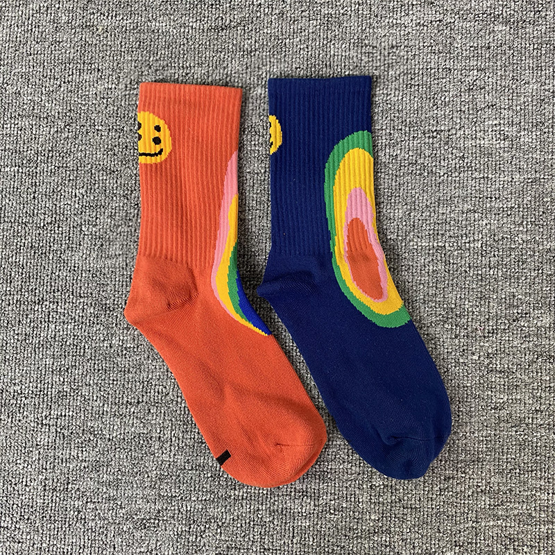 2 أزواج APRING و Fall Mens Socks مريحة جوارب كرة سلة تنفس