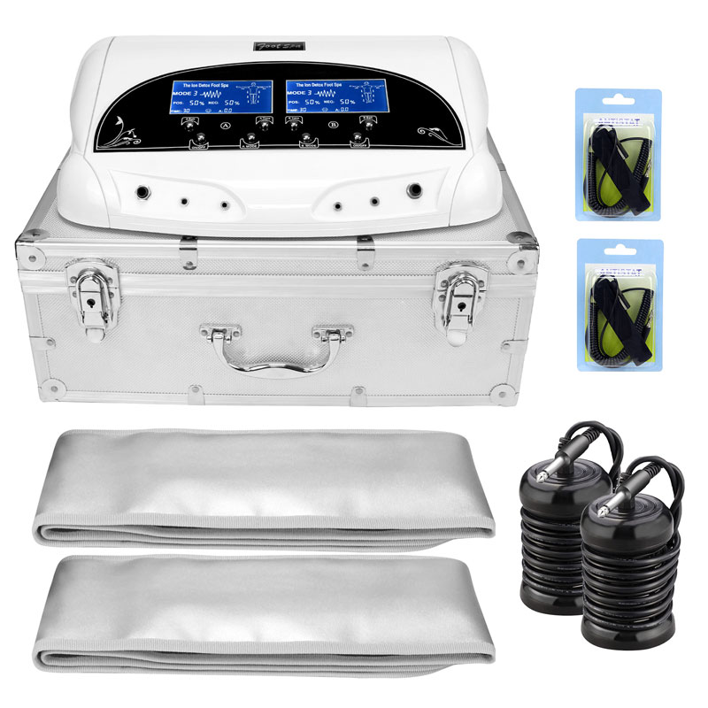 Dual Ionic Cleanse Detox Machine Electric Massage Cell Cleaning Feet Device Footbath Salon Spa Muscle Massager Body Health Care