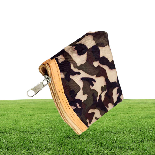 Camouflage de mode Camouflage imprimé Zip Coin Casual Change Change Purse Portefeuille Girls Embrayage Portefeuille portable lot 8784185