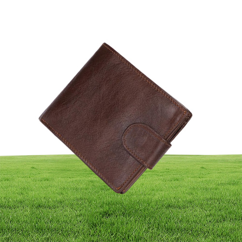 Wallets 2021 Vintage Purse Men Genuine Cow Leather Bag Male Certificate Package Short Billetera Coin Pocket Big Capacity7793336