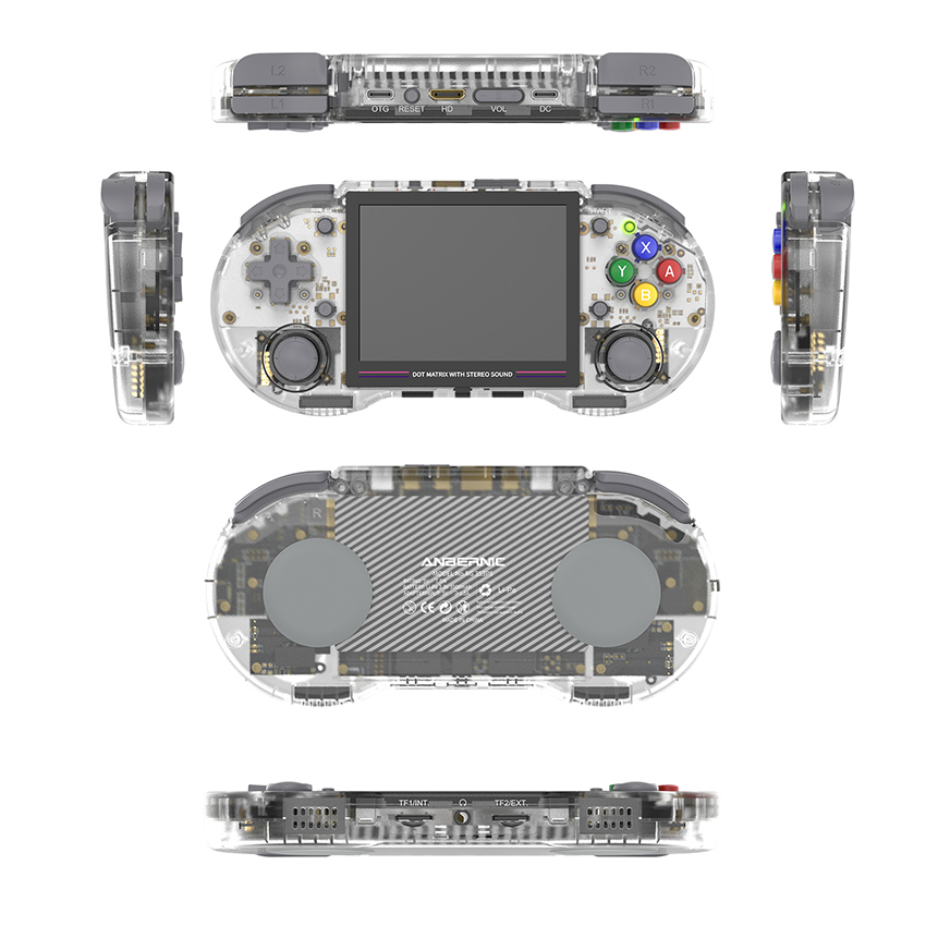 Lettori di giochi portatili ANBERNIC RG353PS Console di gioco retrò Console videogiochi con schermo IPS da 3,5 pollici Supporta il controller wireless Wifi