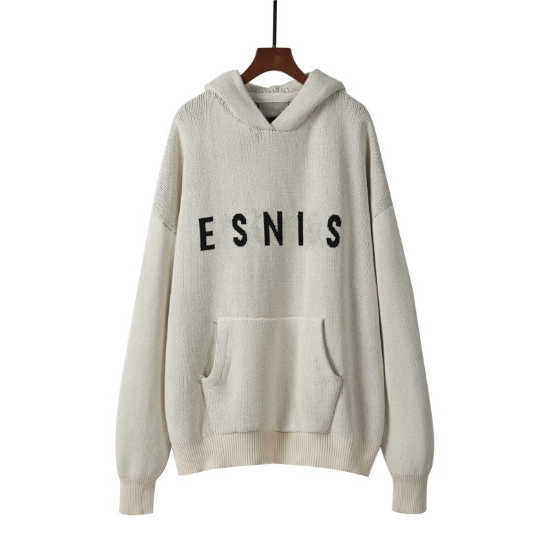 Mens Sweater Tasarımcı Hoodies Uzun Kollu Gevşek Külot Örgü Kapşonlu Sonbahar Sweaters Erkek Kadın Hoodie Knits Sweatshirt Sw01