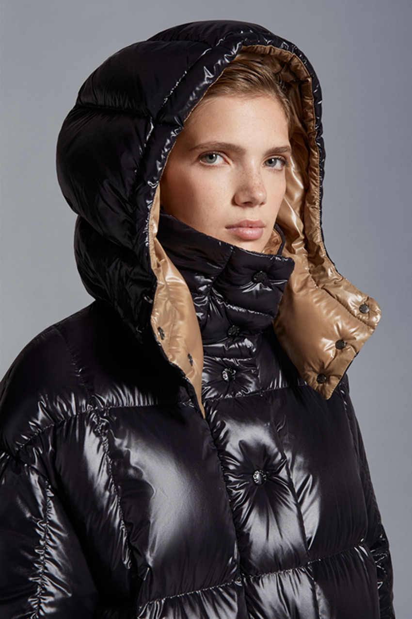Осень-зима 2023, женские парки на белом утином пуху, куртки на молнии с капюшоном, толстые полосатые женские тонкие длинные пальто с вышивкой MK23016