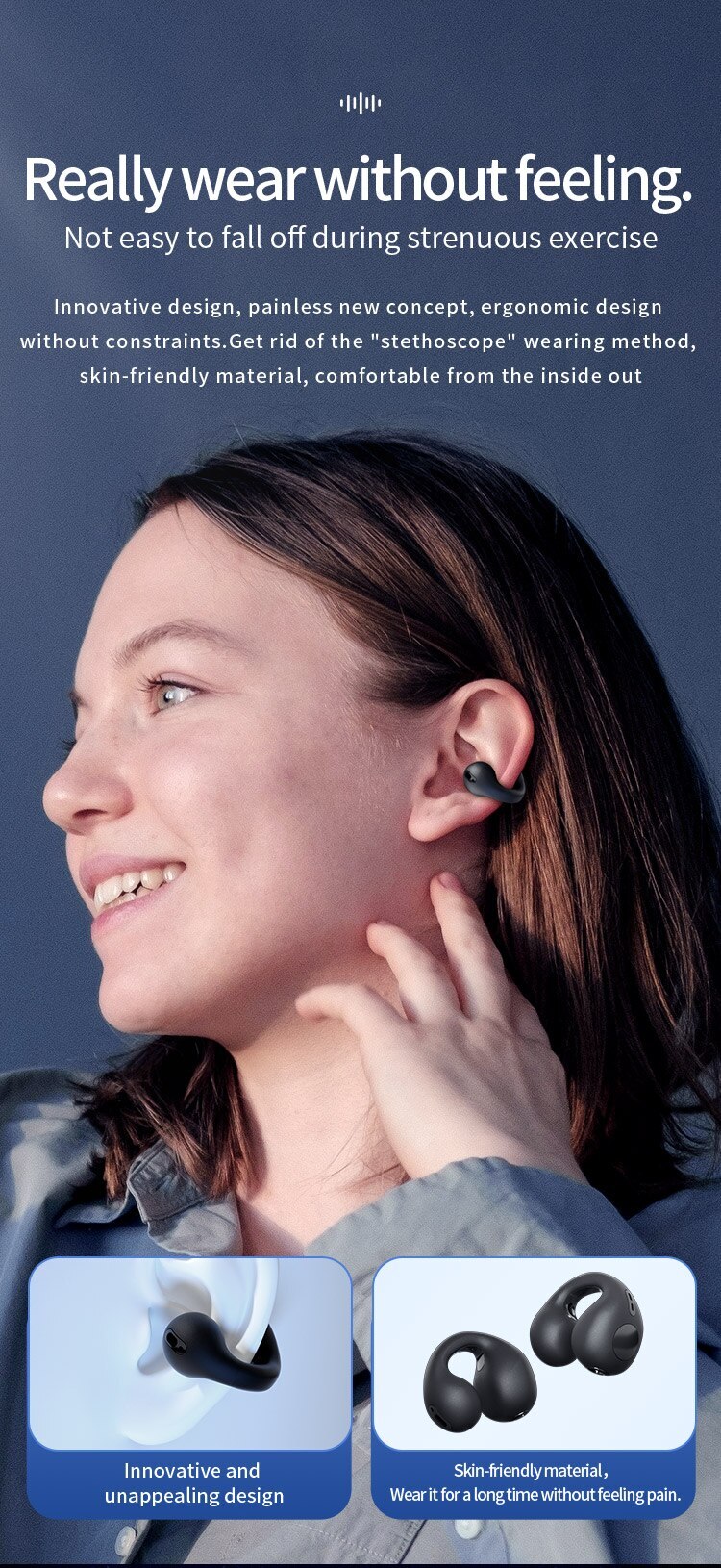 T75 bezprzewodowe słuchawki słuchawki Bluetooth słuchawki na zewnątrz sportowy zestaw słuchawkowy 5.3 z koszem do ładowania wkładki do sterowania dotykowym dla Muisc