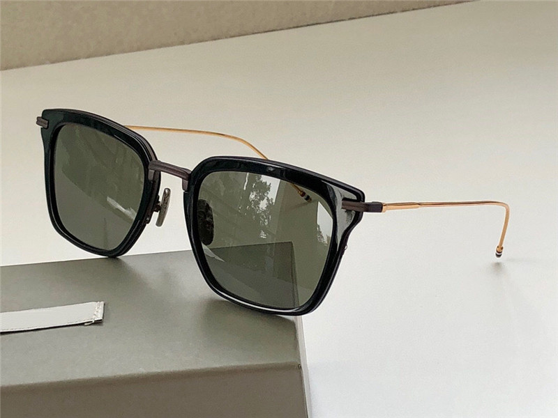 New fashion design square cat eye sunglasses 916 acetate and metal frame retro shape simple popular style versatile outdoor uv400 protection eyewear