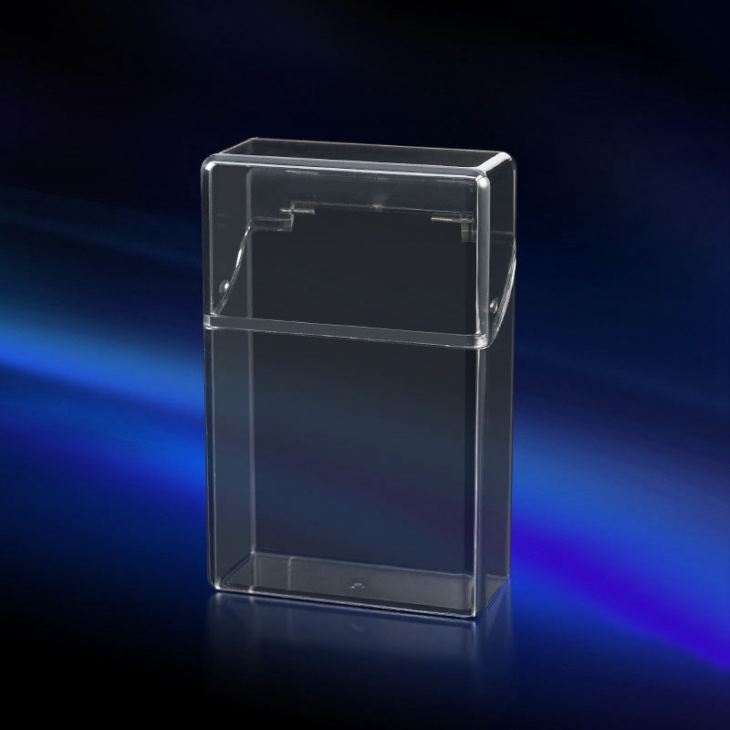 Nieuwste kleurrijke coole transparante sigarettenkokers opbergdoos Exclusieve behuizing Opening Flip Cover Vochtbestendig kristal acryl Stash Case Container