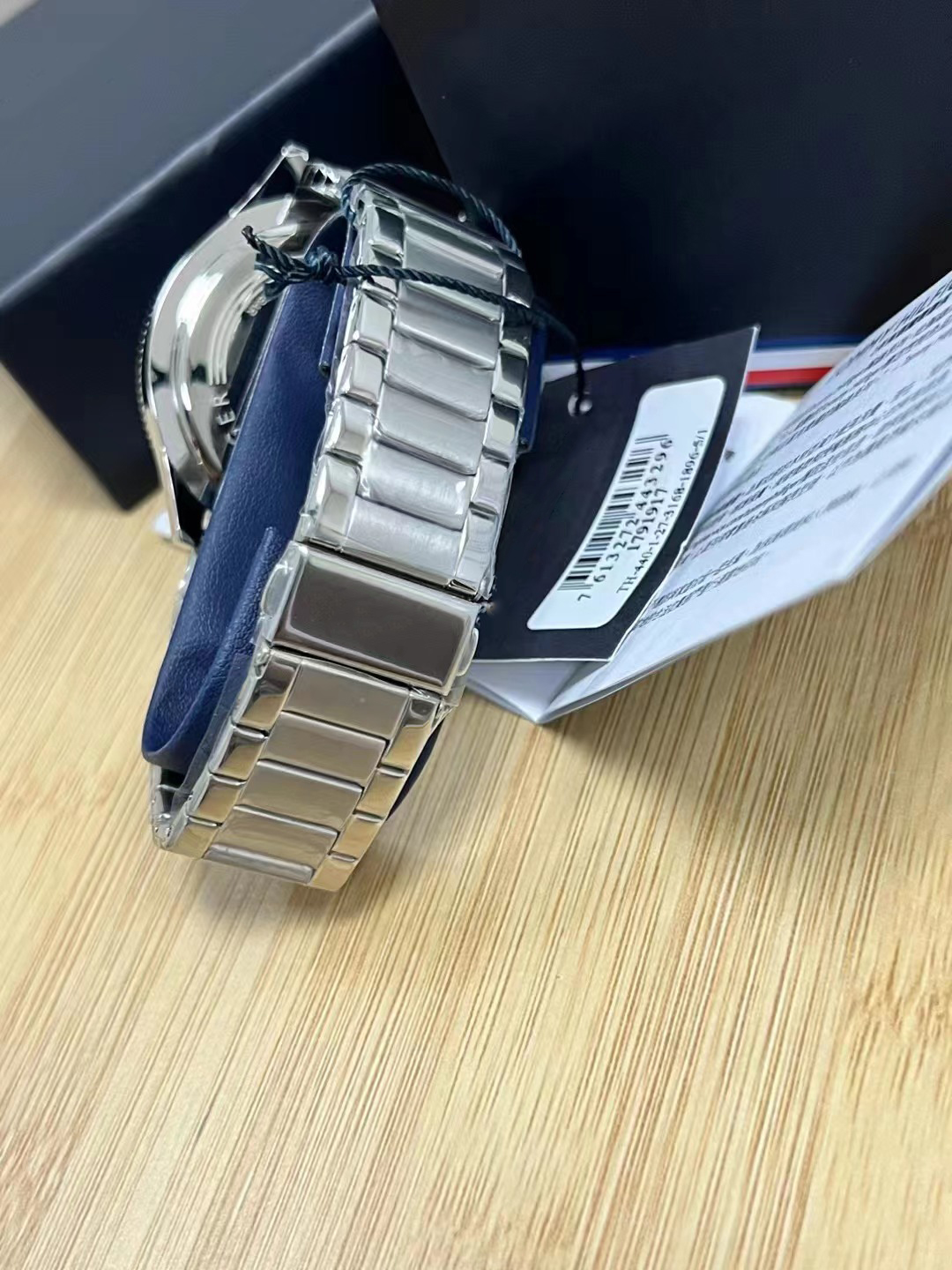 AAA luxury men's watches high-end design to create quartz motion stainless steel original buckle bracelet black blue dial TH1791916 TH1791917 with original box