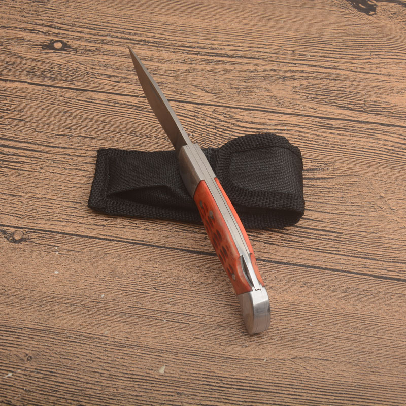 Promocja G5574 Składanie kieszeni 9CR13MOV Satin Blade Blade Cow Bone Kotek na zewnątrz noża EDC EDC Pocket Folder z nylonową torbą