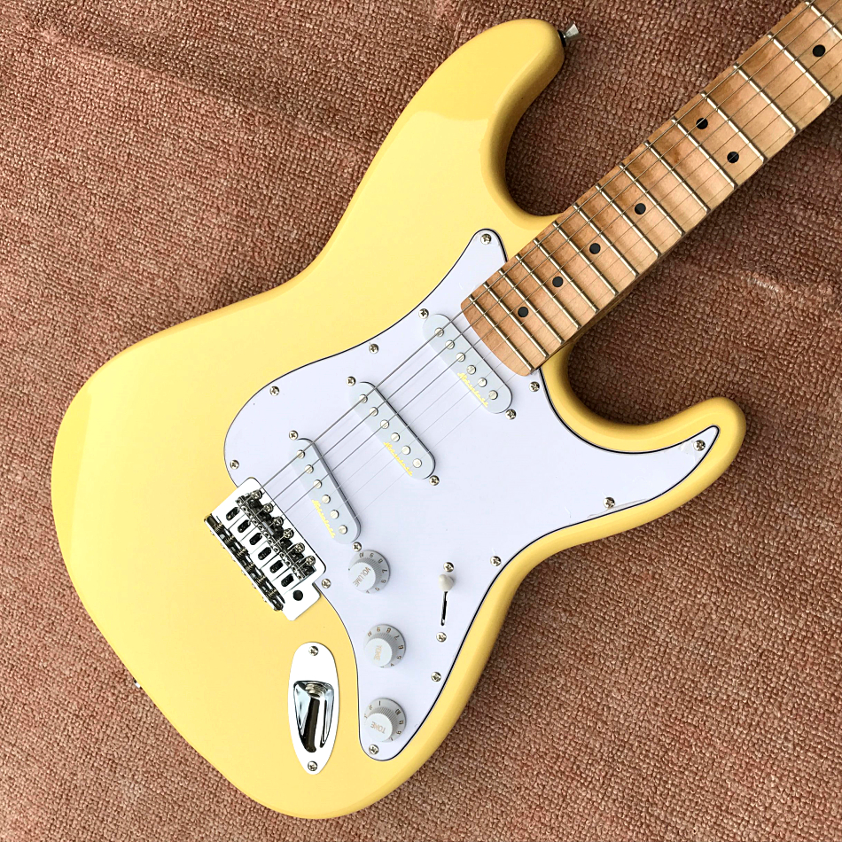 Custom shop, fabriqué en Chine, guitare électrique ST de haute qualité, micro trois pièces, livraison gratuite