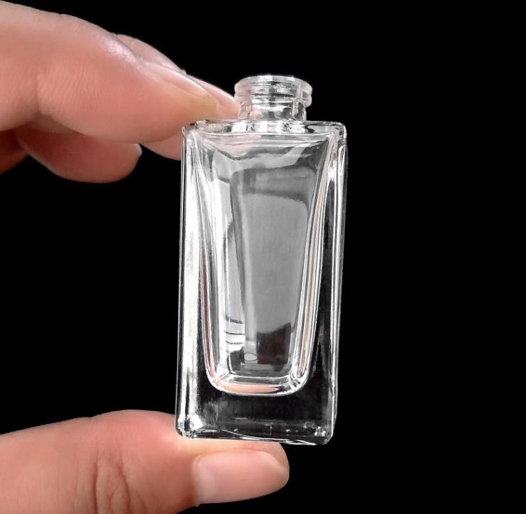 15ml Glass Perfume Spray Bottle Portable Clear Empty Perfume Bottles Travel Cosmetic Sprayer Bottles SN4218