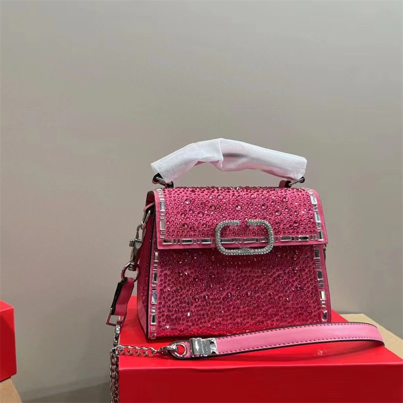 حقيبة Dapu Women Women Fashion Handbag Rhinestone Luxury عالية الجودة حقيبة الكتف الكلاسيكية حقيبة أزياء حقيبة أزياء حقيبة Crossbody Bag Bag مع صندوق