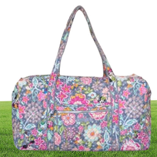 Nwt Cotton Cartoon duffel bags Big Shoulder Bag Cotton Travel bags9653764