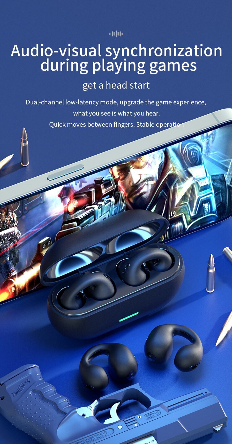 T75 bezprzewodowe słuchawki słuchawki Bluetooth słuchawki na zewnątrz sportowy zestaw słuchawkowy 5.3 z koszem do ładowania wkładki do sterowania dotykowym dla Muisc