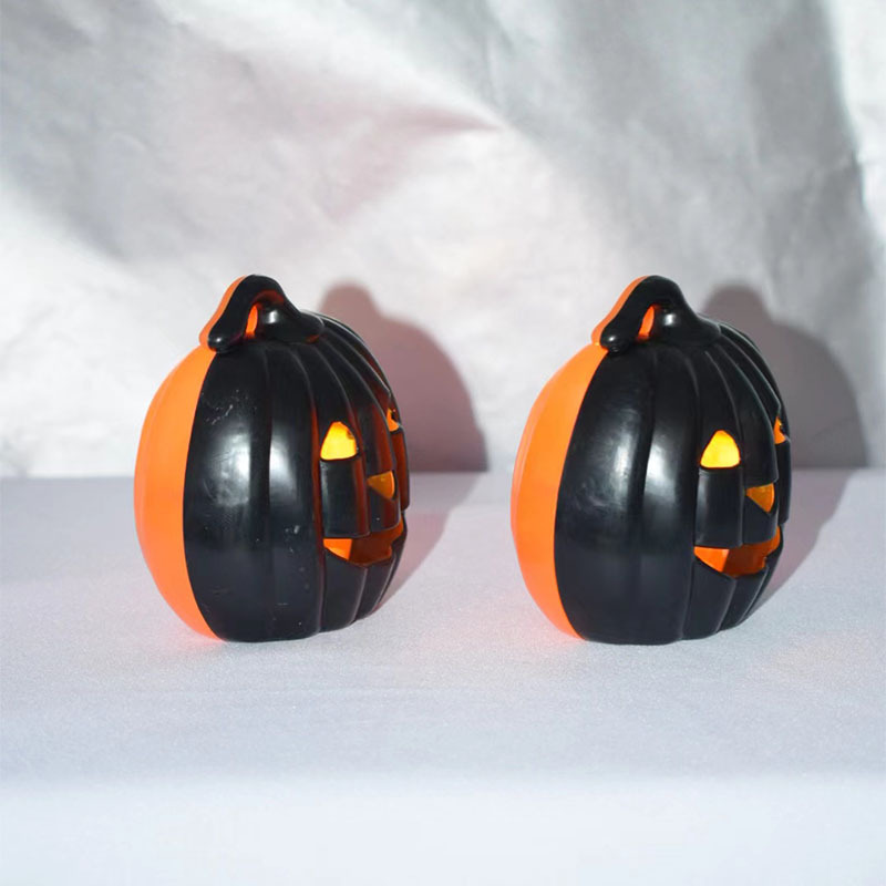 할로윈 장식 호박 램프 소품 조명 LED 전자 양초 랜턴 할로윈 야간 조명 BH8617