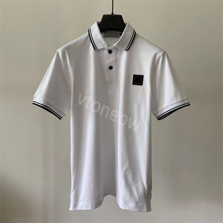 Pedras masculinas polo designer qualidade superior pedras t camisa verão masculino respirável carta solta impressão amantes rua moda varsity algodão t-shirt pedras polo