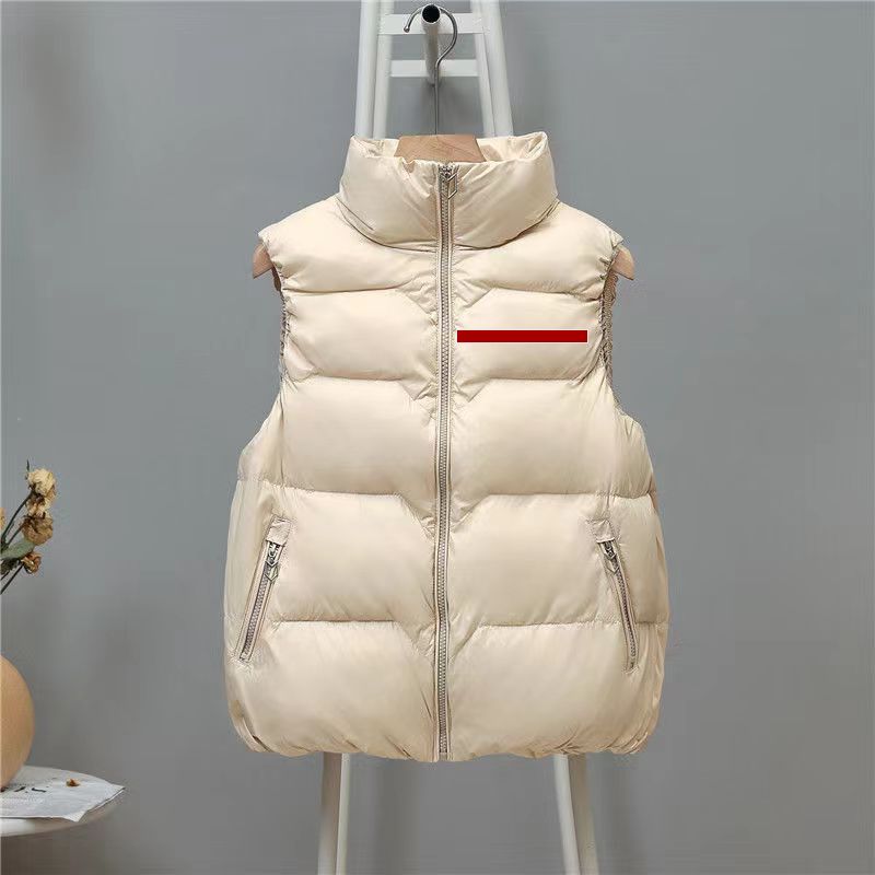 Femmes Down Parkas Puffer Vest Veste Femme Vestes Sans Manches Manteau Designer Printemps Automne Manteaux Manteaux Coupe-Vent Puffer Vest Women Cropped S-2XL