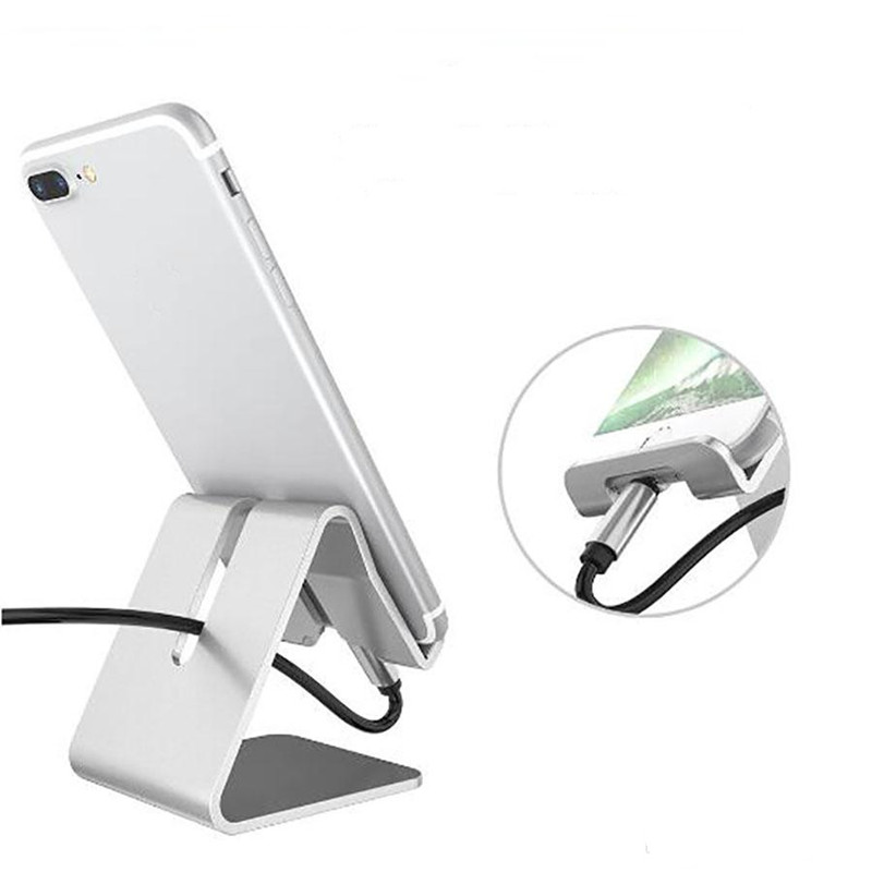 Folding Desk phone stand holder Mounts Aluminum portable mini universal bracket cellphone lazy mounts for ihone samsung huawei p20 lite mate 20