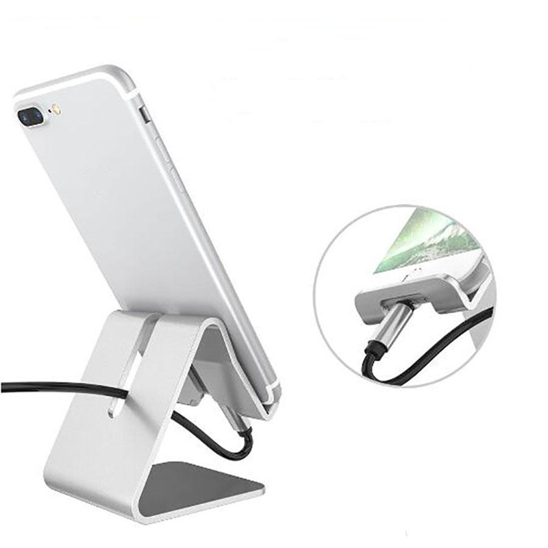 Support de support de téléphone de bureau pliant, mini support universel portable en aluminium, supports paresseux pour téléphone portable pour iphone samsung huawei p20 lite mate 20