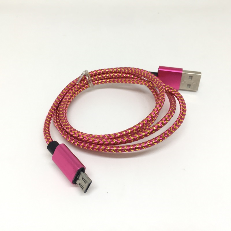 1 м 3 фута USB-кабель для зарядного устройства Micro V8 Кабели линии передачи данных с металлической вилкой для зарядки для Android Note 20 S9 Plus Бесплатная доставка