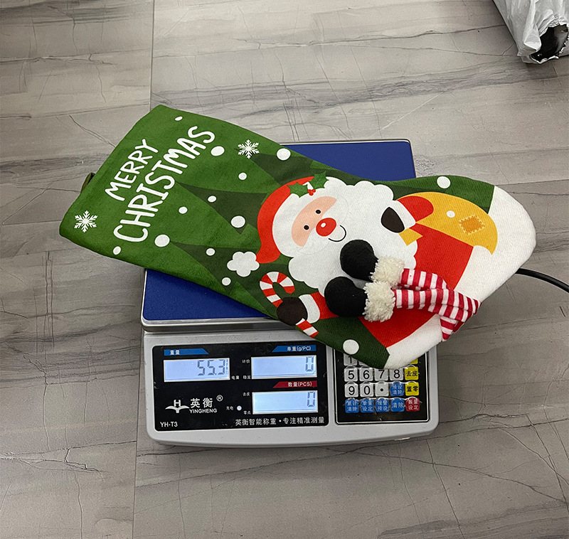 Nuovi calzini natalizi Calzini regalo Pendenti albero di Natale Borse decorative Accessori la casa Commercio all'ingrosso
