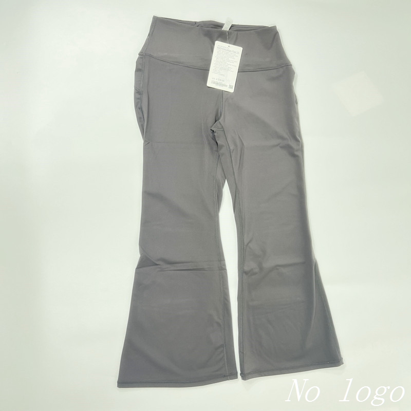 PIEDYDASA Pantaloni a Zampa da Donna Pantaloni da Yoga Leggings Super Elastici a Vita Alta Allenamento in Palestra Pantaloni Gamba Larga Svasati Grigi