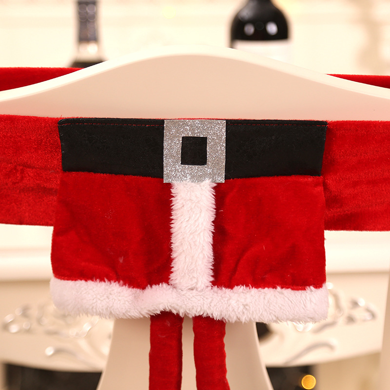 クリスマス新しいサンタクロースベルトチェアセットクリスマスエルフガールスカートチェアセット