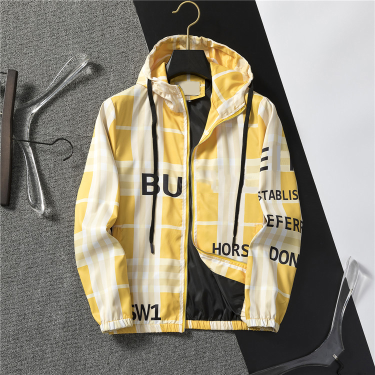 Luxury Men's Jackets Spring Autumn Outwear Windbreaker Zipper Fashion Jackets Designer Coat Outside Sport Asia Size M-3XL