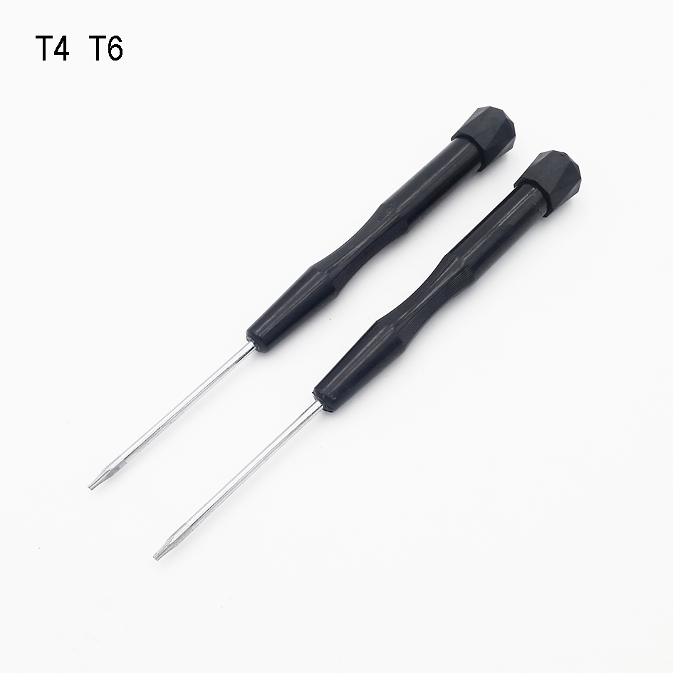 Nieuwe 142mm Zwart Plastic Draaibare Handvat Schroevendraaier Torx Sleutel T4 T5 T6 0.8 1.2 Pentalobe 1.5 Phillips 2.5 Y Schroevendraaiers 100 stks/partij