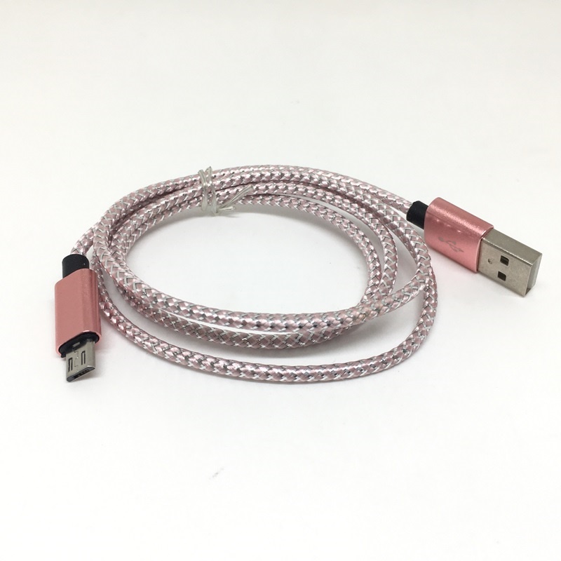 1M 3ft USB Charger Cable Micro V8 Cables Data Line Metal Plug Charging for Android Note 20 S9 Plus Free ship