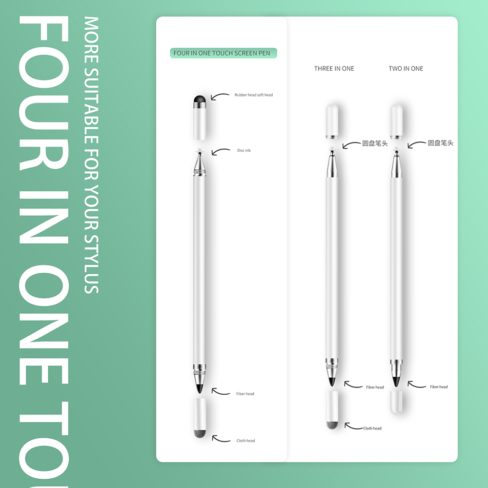 Nouveau stylo à fibre pointe pointe écran tactile stylo à condensateur de dessin mobile pour Huawei Apple ipad Android stylet de coupe universel écriture précise et sensible