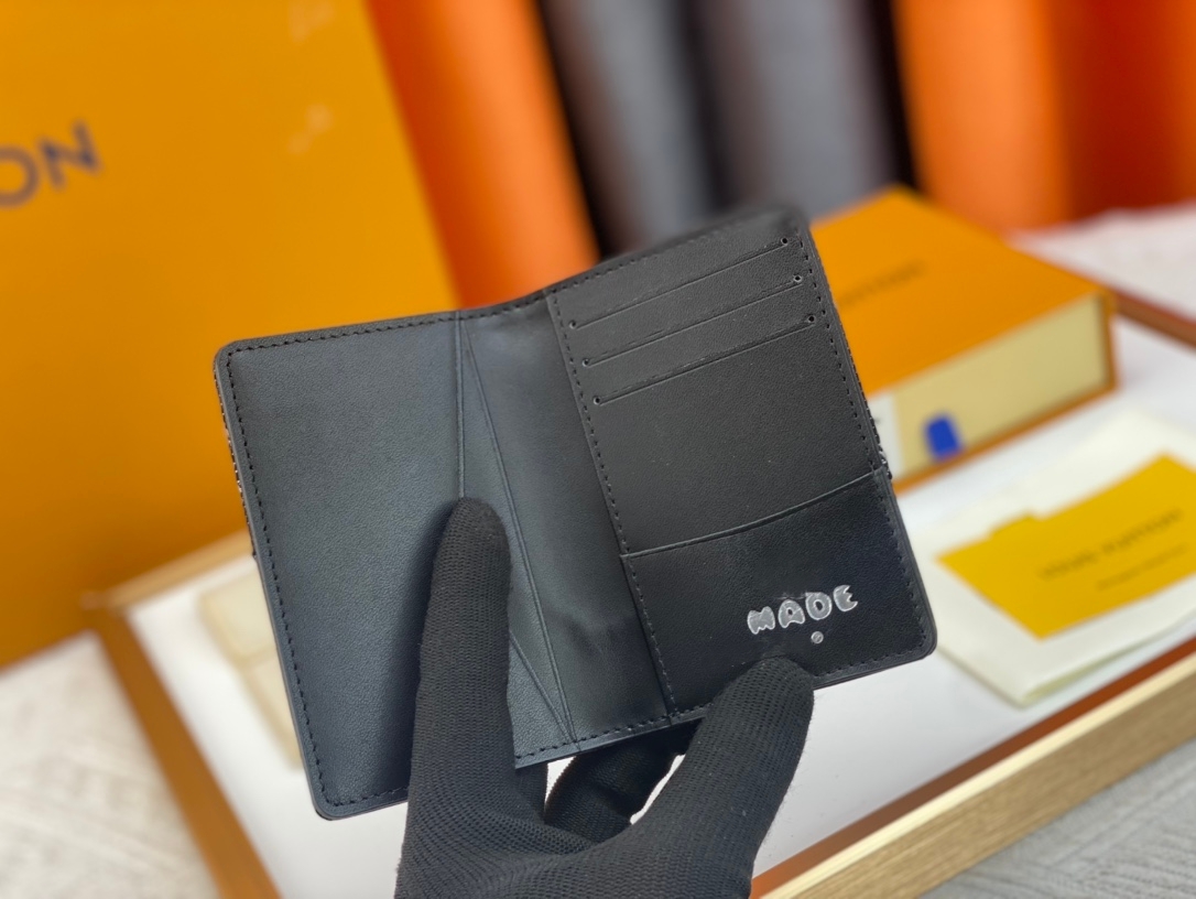 Lyxdesigner Mens Korta plånböcker Denim Splice Letter Card Bag Love Letter Long Wallet Suit Clip Black Blue Zippy Plånböcker Brand Coin Purse Clutch Bags Wallets Pocket Pocket