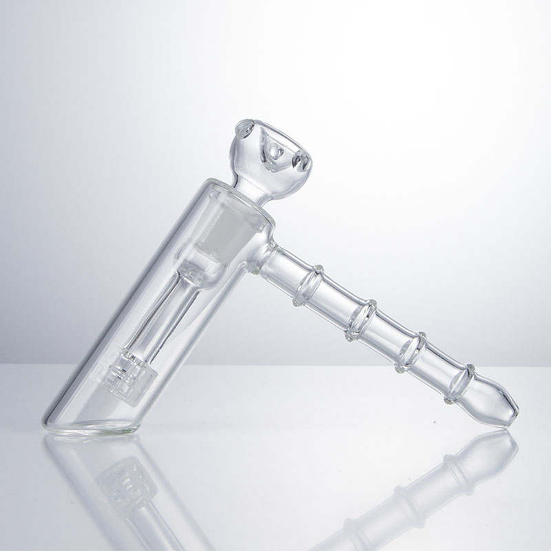 Healthy_Cigarette Y149 Narghilè 19mm Martello di vetro Bong d'acqua Ciotole raccogli cenere 6 bracci Albero e gabbia uccelli Perc Dab Rigs Tubi fumatori Bong