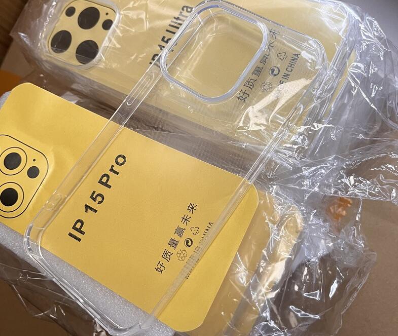 Mjuk TPU transparenta tydliga telefonfodral protecter silikon bakåt täckning chocksäker för iPhone 15 14 13 12 11 pro x xs max xr 7 8 plus mini