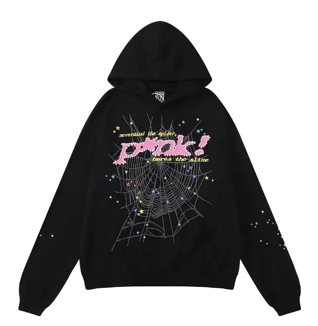 Spinnen-Kapuzenpullover, rosa Spinnen-Kapuzenpullover, Young Thug SP5DER-Hoodie-Trainingsanzug, 555555, Herren-Damen-Kapuzenpullover, Web-Jacke, Sweatshirt, Spiders 555 Spider-Kapuzenpullover, LPM, US-Größe SMLXL