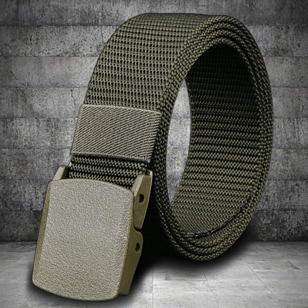 Ceinture militaire en Nylon pour hommes, 125cm, boucle exquise réglable, légère, assortie à tout, taille tactique de voyage en plein air