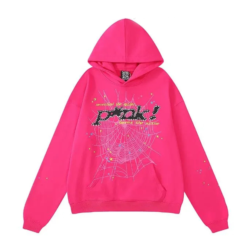 Spinnen-Kapuzenpullover, rosa Spinnen-Kapuzenpullover, Young Thug SP5DER-Hoodie-Trainingsanzug, 555555, Herren-Damen-Kapuzenpullover, Web-Jacke, Sweatshirt, Spiders 555 Spider-Kapuzenpullover, LPM, US-Größe SMLXL