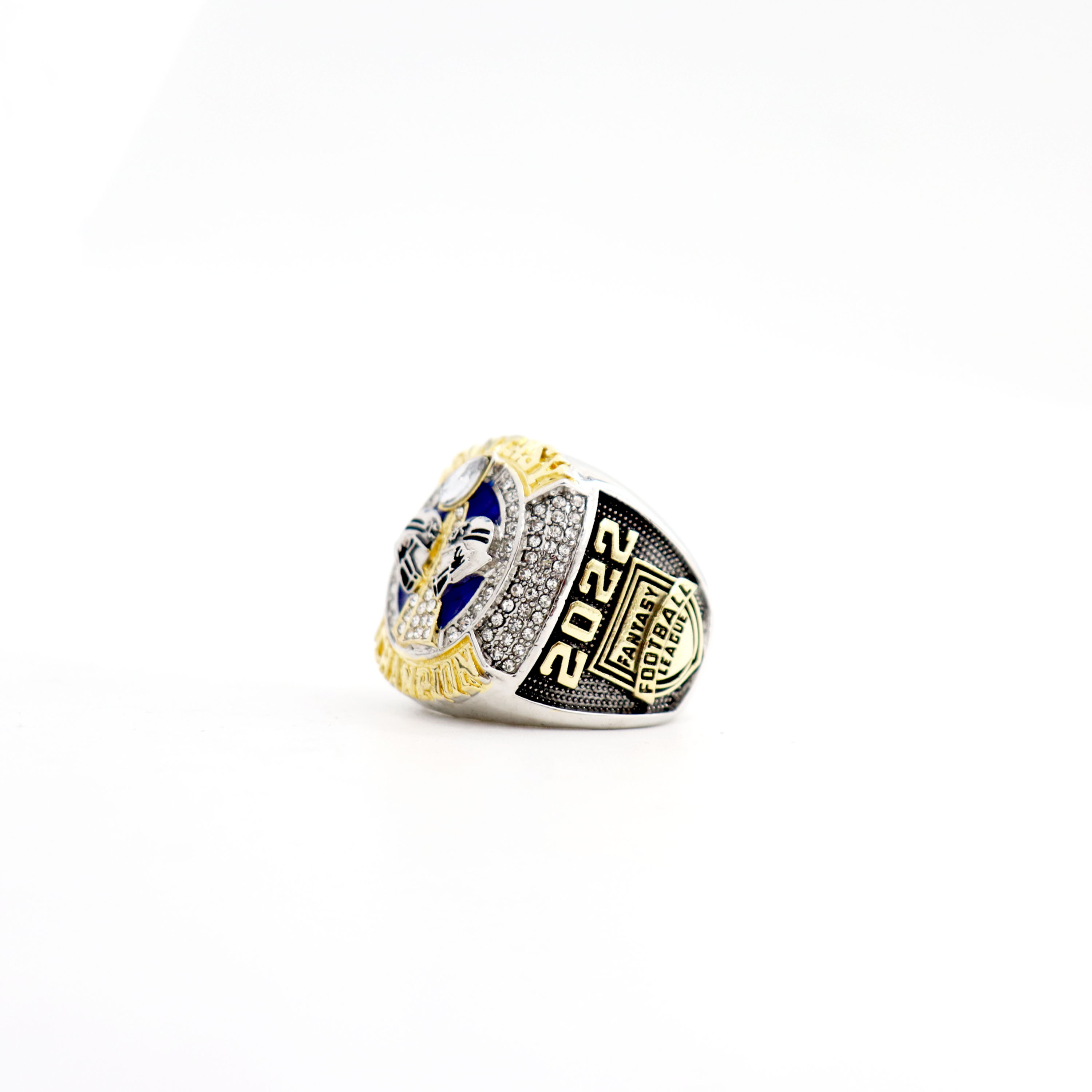 Nya 2023 Fantasy Football Championship Rings i full storlek 8-14