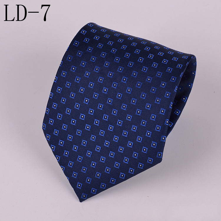 Mäns slips formell slips polyester brudgum bröllopstillbehör mode 8 cm slips