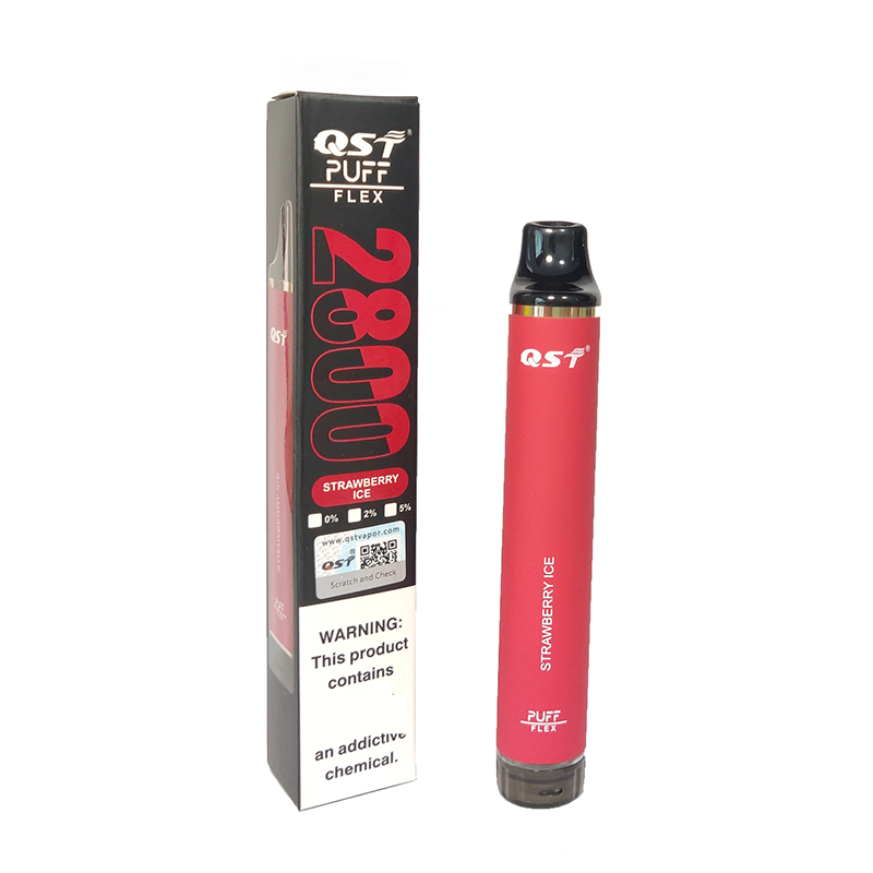 QST puff 2800 Puff Flex 2800 одноразовые электронные сигареты Vape съемные наборы 850 мАч предварительно заполненный аккумулятор 8 мл одноразовые вейпы