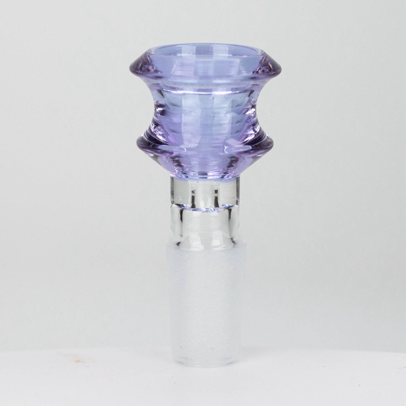 Mais recente vidro colorido fumar bubbler artesanal 14mm 18mm macho conjunto seco erva tabaco filtro tigela plataformas petrolíferas waterpipe bong downstem cigarro titular