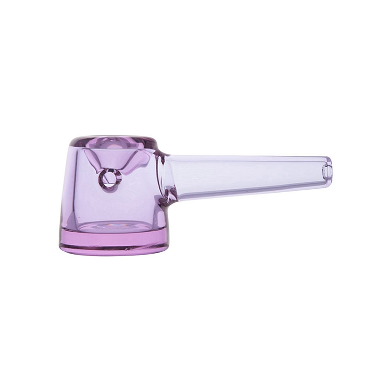 Colorful Style Pyrex Thick Glass Pipes Handmade Portable Filter Dry Herb Tobacco Spoon Bowl Smoking Bong Holder Innovative Handpipes Hand Tube DHL