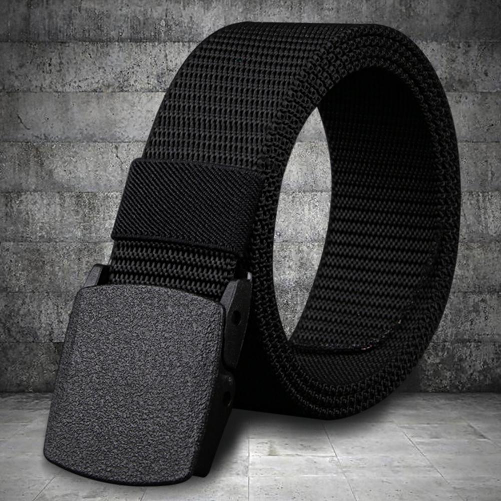 Ceinture militaire en Nylon pour hommes, 125cm, boucle exquise réglable, légère, assortie à tout, taille tactique de voyage en plein air