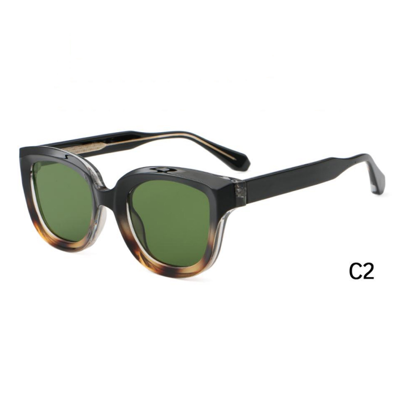 Moda Tasarımcı Güneş Gözlüğü Kadın Plaj Gözlükleri Erkekler Sürüş Seyahat Güneş Gözlüğü Retro Kadın Gözlükleri Boyut: 54-20-145