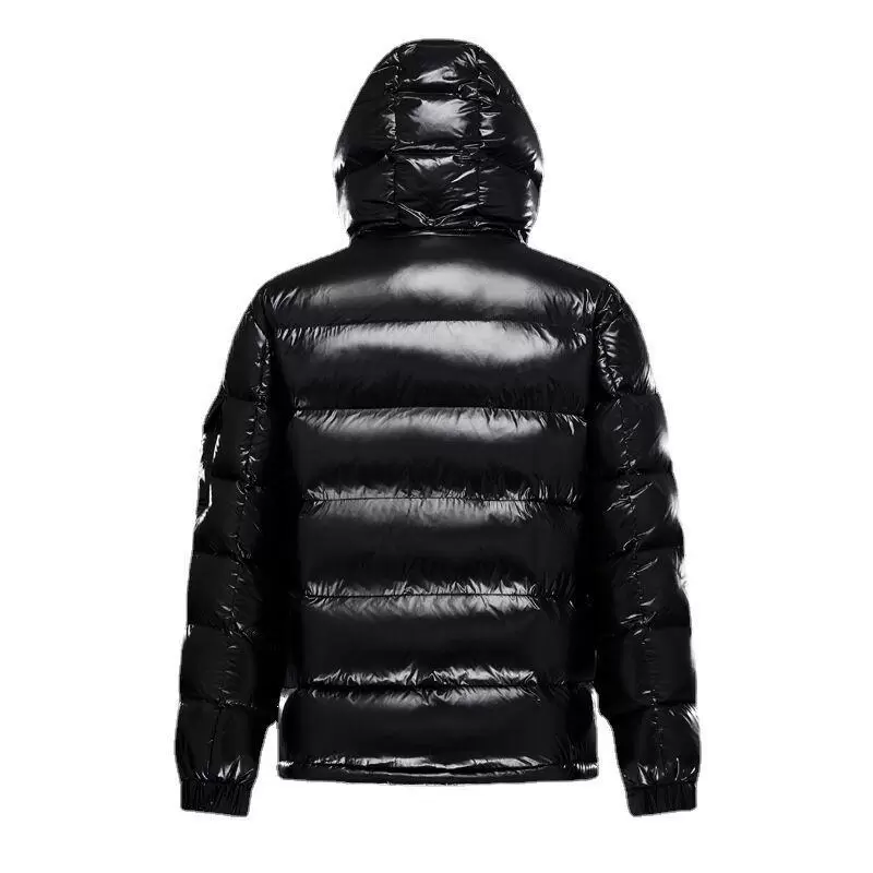 Mens Jacket Designer Jackets Puffer MOCL Down Jacket Classic Winter Wear Samma för män och kvinnor Glossy Wash-Free and Cold Resistent Extra Thick Duck Down Hooded Coat