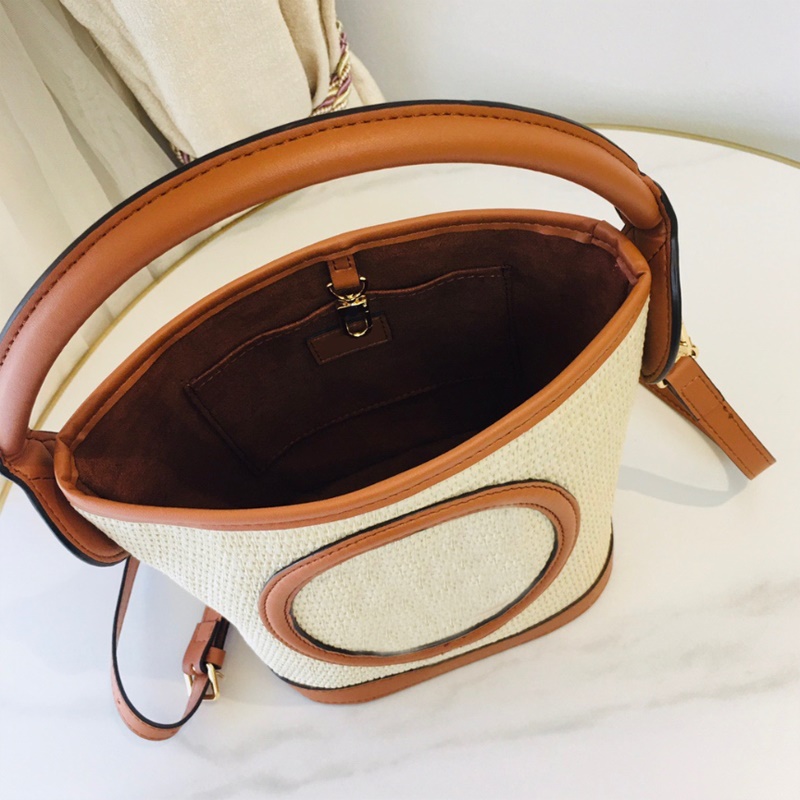 dapu Designertas voor dames Klassieke bucketbag met trekkoord Crossbody-handtas met één schouder