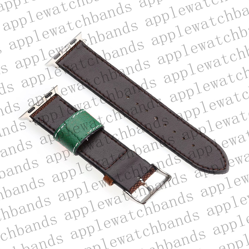 Роскошный кожаный ремешок для часов Apple Watch Band iWatch для Apple Watch Ultra Series 8 3 4 5 6 7 9 SE Ремешок для часов 38 мм 44 мм 45 мм 49 мм 40 мм 41 мм 42 мм Бренд-дизайнерские умные ремни
