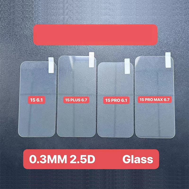 Protetor de tela de vidro temperado para iPhone 15 14 Pro Max 13 12 11 XR X 8 7 Samsung Galaxy S23 S22 S21 FE A54 A04 A34 A33 A53 A73 A21S Edition Film 9H Anti Shatter com pacote