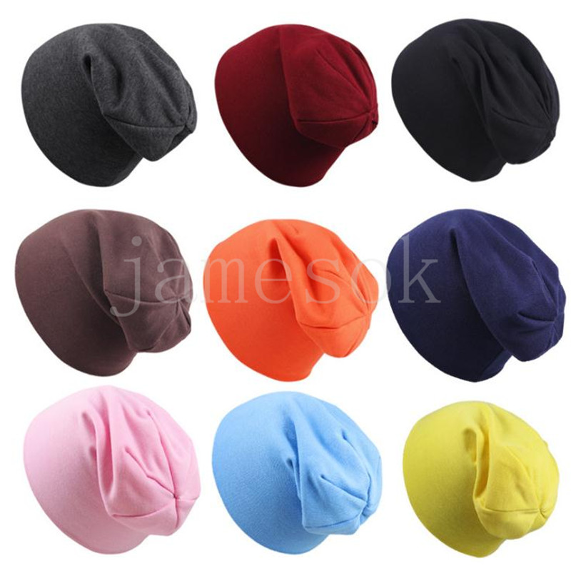 Autumn and winter Baby cap Party Favor Newborn fetal hat solid colors Children hats kids headdress DD609